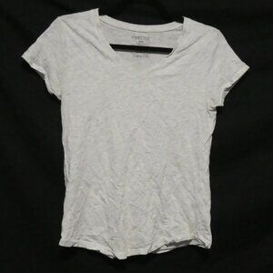 MY STYLE | medium | Grey V-Neck Short Sleeve Tee - T-Shirt